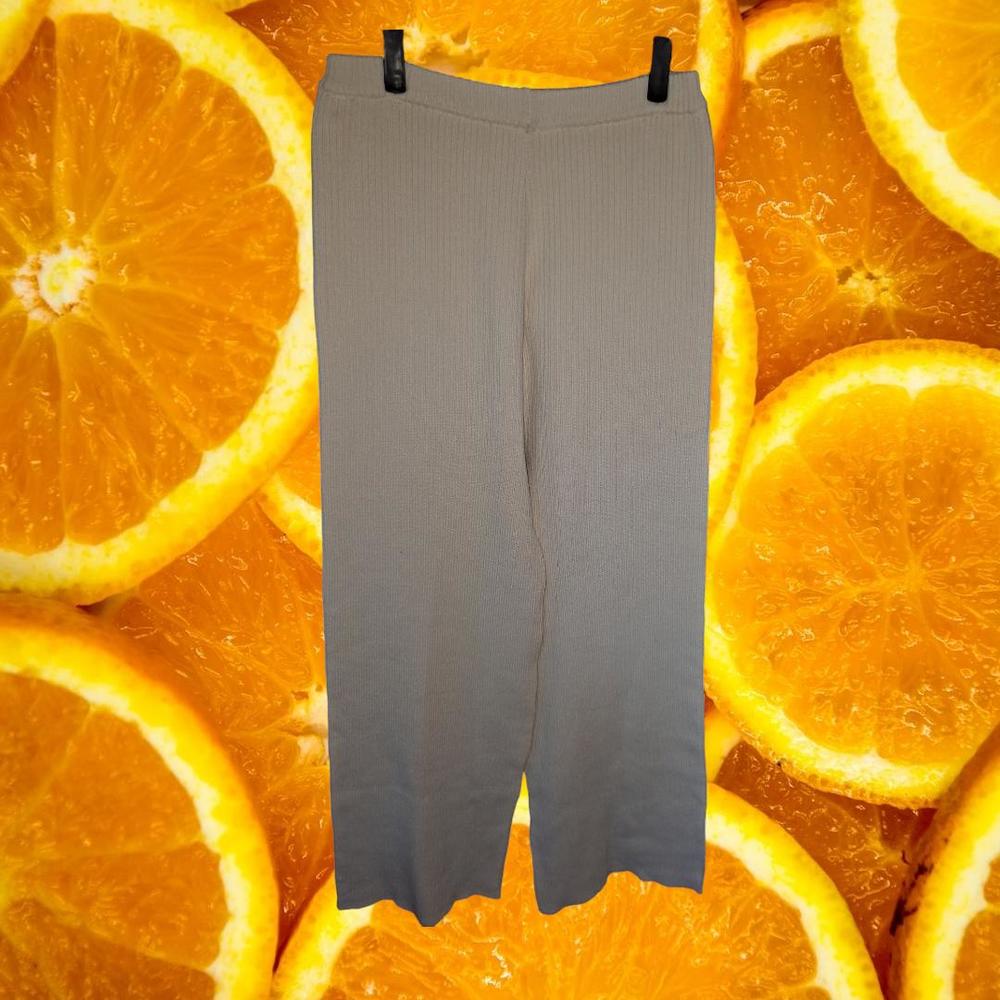 White Knit‎ Long Pants